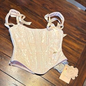 NWT Elegant Pink Princess Corset by Lacemade size medium
